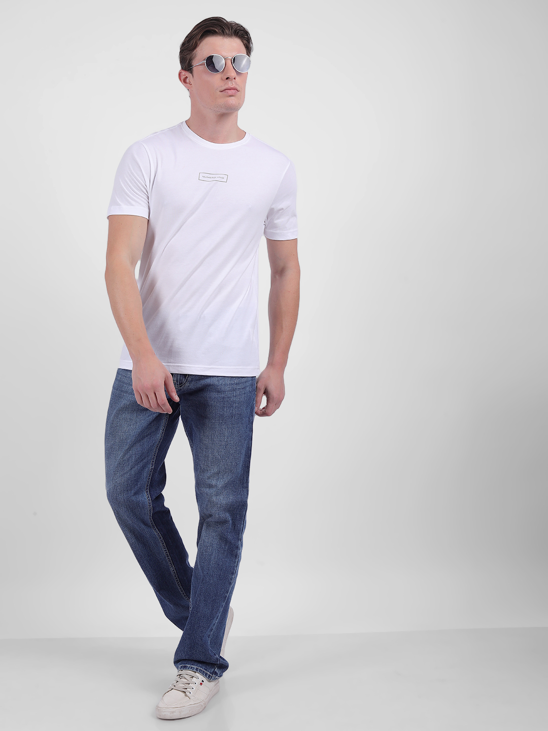 Numero Uno Men Faded Blue Jeans